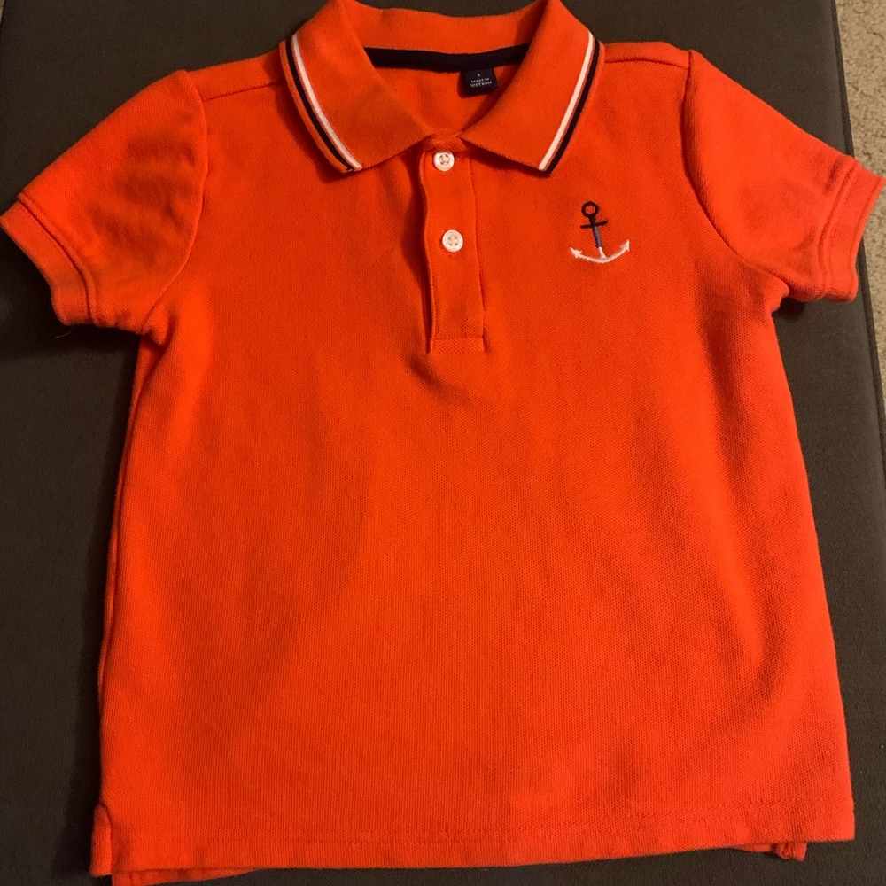 Boys Gymboree orange polo
